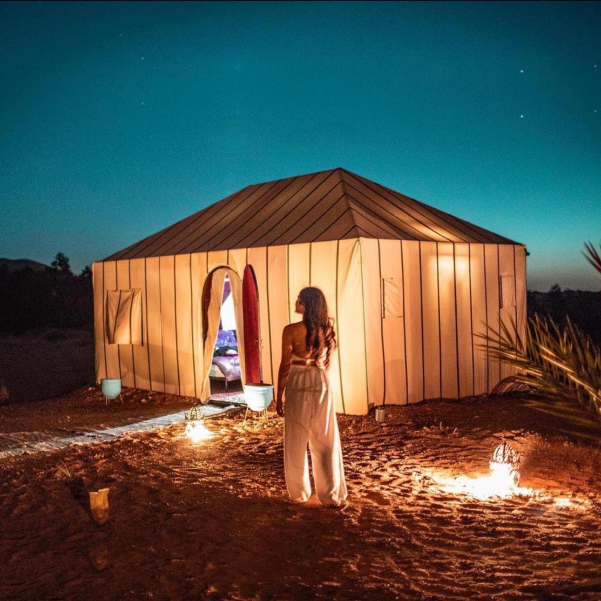 Layali Luxury Desert Camp 梅尔祖卡 外观 照片